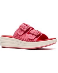 Clarks - Cloudstepper Drift Faye Wedge Sandal - Lyst
