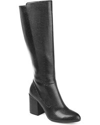 Journee Collection Tavia Extra Wide Calf Boot - Black