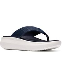 Clarks - Cloudsteppers Solevana Post Sandal - Lyst