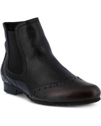 steve madden alden leather zip ankle boot
