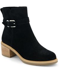 TOMS - Hailey Buckle Bootie - Lyst