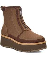 UGG - Cityfunc Zip Waterresistant Platform Bootie - Lyst