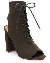 steve madden olive green booties