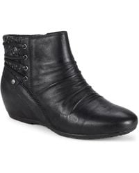 BareTraps - Wide Width Peanut Wedge Bootie - Lyst