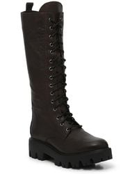 charles david hound knee high boot
