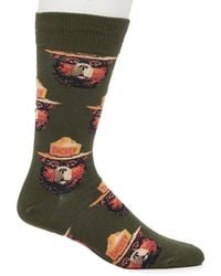 Socksmith - Smokey The Bear Crew Socks - Lyst