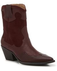 Crown Vintage - Izzie Western Bootie - Lyst