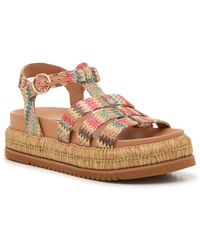 Crown Vintage - Deri Platform Sandal - Lyst