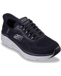 Skechers - Wide Width Hands Free Slipins Relaxed Fit D'Lux Walker 2.0 Rezinate Sneaker - Lyst