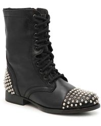 steve madden genny combat boot
