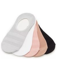 Steve Madden - Microfiber Mesh No Show Liners 5 Pack - Lyst