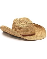 Vince Camuto - Woven Panama Hat - Lyst