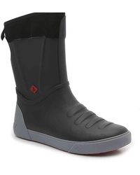 sperry cutwater deck boot black