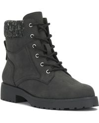 Crown Vintage - Tarrie Combat Boot - Lyst
