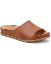 Kork-Ease - Tutsi Leather Slide Sandals - Lyst
