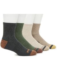 Timberland - Performance Cushioned Quarter Socks 4 Pack - Lyst