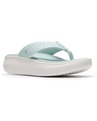 Clarks - Cloudsteppers Solevana Post Sandal - Lyst