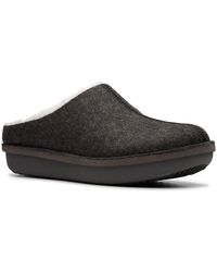clarks step flow scuff slipper