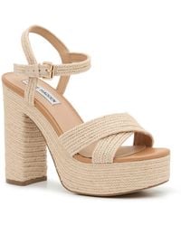 Steve Madden - Gloriah Espadrille Platform Sandal - Lyst