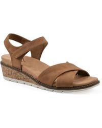 White Mountain - Tinna Wedge Sandal - Lyst