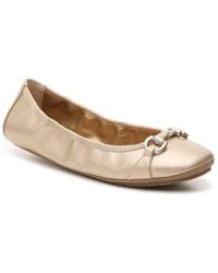 me too gold flats