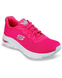 Pink Skechers Shoes for Women | Lyst