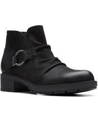 Clarks - Hearth Faye Bootie - Lyst