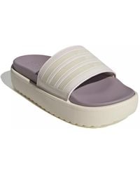 adidas - Adilette Platform Slide Sandal - Lyst