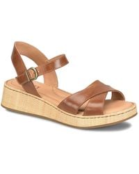 Born - Cannes Wedge Sandal - Lyst