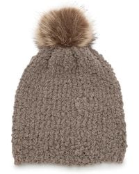 FireSide - Popcorn Pom Beanie - Lyst