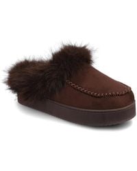 Journee Collection - Taran Platform Slipper - Lyst