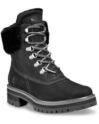dsw black timberlands