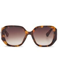 Kelly & Katie - Bon Voyage Tortoise Square Sunglasses - Lyst