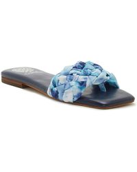 Buyr.com | Flats | Vince Camuto Women's Antonni Woven Flat Sandal, Black, 6.5