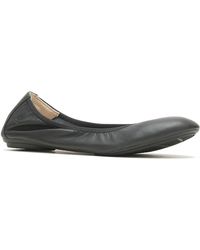 Hush puppies chaste deals ballet flat black leather