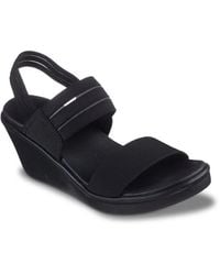 Skechers - Cali Rumble On Night Flirt Wedge Sandal - Lyst