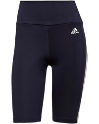 adidas Designed 2 Move High-rise Short Sport Tights - Blue