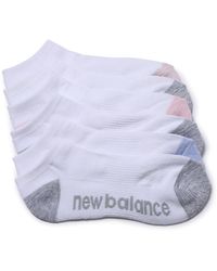 New Balance - Two-tone No Show Socks - Lyst
