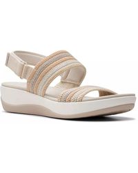 Clarks - Cloudsteppers Arla Stroll Wedge Sandal - Lyst