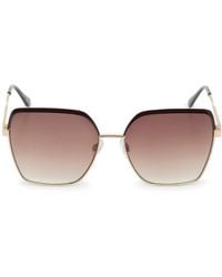 Jessica Simpson - Square Browline Sunglasses - Lyst