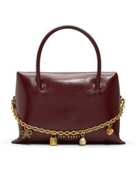 Ted Baker - Vera Charm Leather Satchel - Lyst