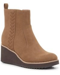 Earth - Camryn Wedge Bootie - Lyst