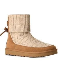 UGG - Classic Mini Cabelle Knit Bootie - Lyst