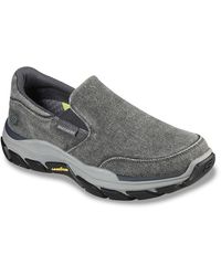 Skechers Leather Relaxed Fit Memory 