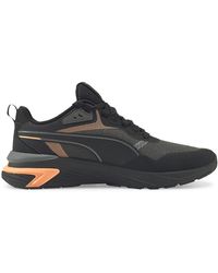 PUMA Synthetic Supertec Running Shoe in Black for Men | Lyst