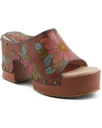 L'ARTISTE - Teeshirt Platform Sandal - Lyst