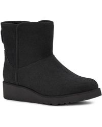 UGG Kristin Wedge Bootie in Gray | Lyst