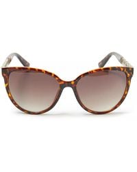 Kelly & Katie - Chain Reaction Round Sunglasses - Lyst