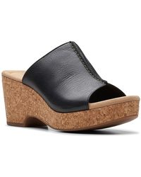 Clarks - Giselle Orchid Wedge Sandal - Lyst