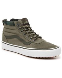 olive green vans high top